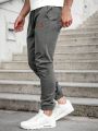 Manfinity Men Patched Drawstring Pants