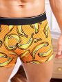 Men's Banana Printed Boxer Briefs