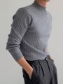 DAZY Men's Turtleneck Long Sleeve Sweater