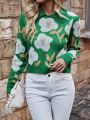 SHEIN Frenchy Women's Sweater With Flower Pattern