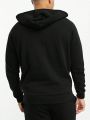 Men's Half-zip Hooded Casual Sports Sweatshirt