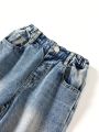 Boys' Casual Straight Leg Jeans For Kids