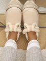 Ladies' Winter Vintage Shoes, Soft Bottom Soft Surface, Warm Home Slippers For Women