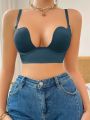 Women'S Solid Color Underwire Bra