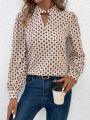 SHEIN Frenchy Women's Geometric Print Shirt