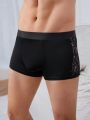 Men's Lace Patchwork Boxer Briefs