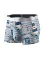 Men 3pcs Letter Graphic Boxer Brief