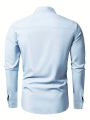 Manfinity Mode Men's Solid Color Shirt