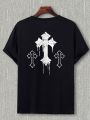 Manfinity EMRG Men's Cross Printed T-shirt