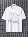 Men'S Letter Print T-Shirt