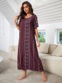 Geo Print Nightdress