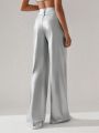 DUSTIN EDWARD Women'S Metallic Wide Leg Pants