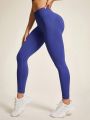 Yoga Basic Women's Solid Color Sports Leggings