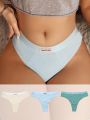 SHEIN 3pcs Women's Thongs Panties Set