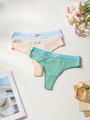 SHEIN 3pcs Women's Thongs Panties Set