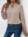 SHEIN Frenchy Women's Geometric Print Shirt