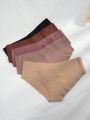 5pack Plain Simple Solid Brief