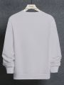 Daily&Casual Men'S Letter Printed Round Neck Sports Sweatshirt