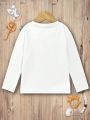 Baby Boys' Letter Printed Long Sleeve Top