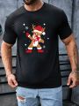 SHEIN Men'S Christmas Printed T-Shirt