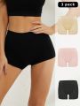 Women's Solid Color Boxer Shorts