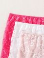 SHEIN Ladies' Lace Patchwork Panties