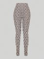 Plus Size Full Print Leggings