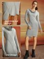 GLOWMODE SoftFlux Post Workout Asymmetrical Hooded Dress