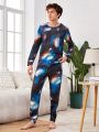 Teen Boys' Starry Sky Universe Pattern Homewear Set