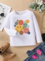 Young Girl Cartoon Graphic Tee