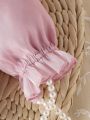 Velvet Elegant Fairy Style Jumpsuit For Infants