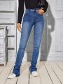 Women'S Pleated Denim Jeans