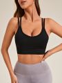 Yoga Basic Women's Strappy Sports Bra