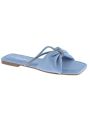 Women's Solid Color Sandals Summer Leisure Bowknot Slippers Single Shoes Roman Flat Shoes