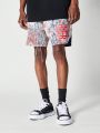 SUMWON Nylon Short With All Over Print