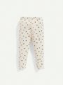 Cozy Cub Baby Girls' Polka Dot Print Thin Three-piece Set Including Skinny Pants