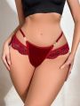 Women's Lace Thin Strap Thong Panties