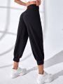 Yoga Basic Wide Waistband Sports Pants