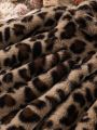 Baby Girl Leopard Print Fleece Coat & Hat