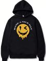 Tween Boy Cartoon & Slogan Graphic Hoodie