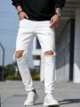 Men's Distressed Denim Pants