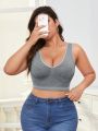 Plus Size Simple Seamless Bra