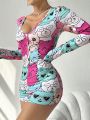 Women'S Cartoon Animal Printed Pajamas