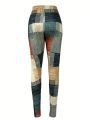 Plaid Pattern Leggings