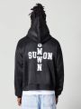 SUMWON Overhead Hoodie With Front and Back Applique