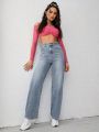 Women's Wide Leg Denim Pants