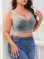 Plus Size Simple Seamless Bra