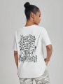 Dwi widiyanto Ladies' Short Sleeve T-shirt With Letter Print