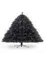 6ft 1600 Branches PVC Christmas Tree Black