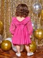 SHEIN Baby Girl Ruffle Trim Dress